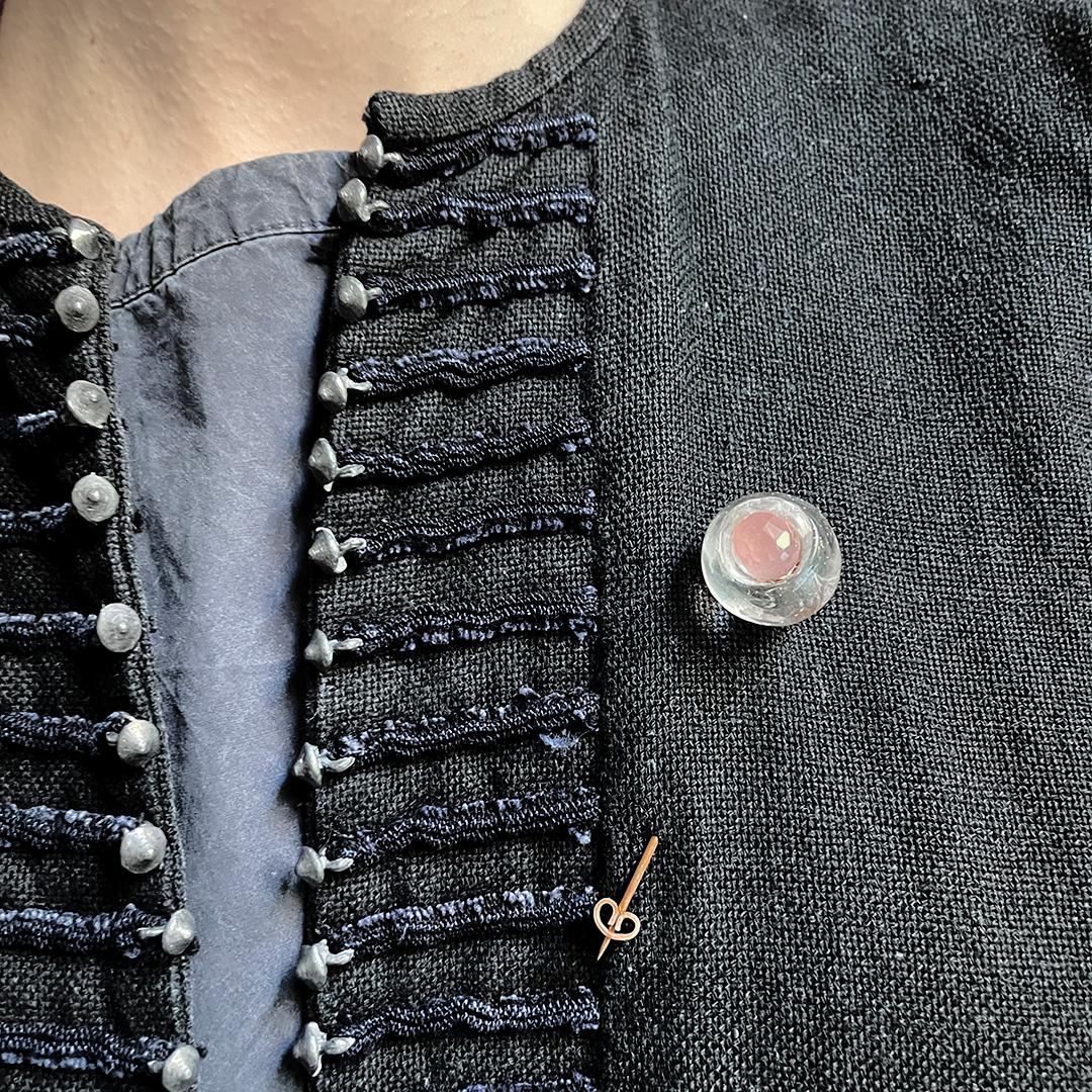 Brooch | Rose Quartz