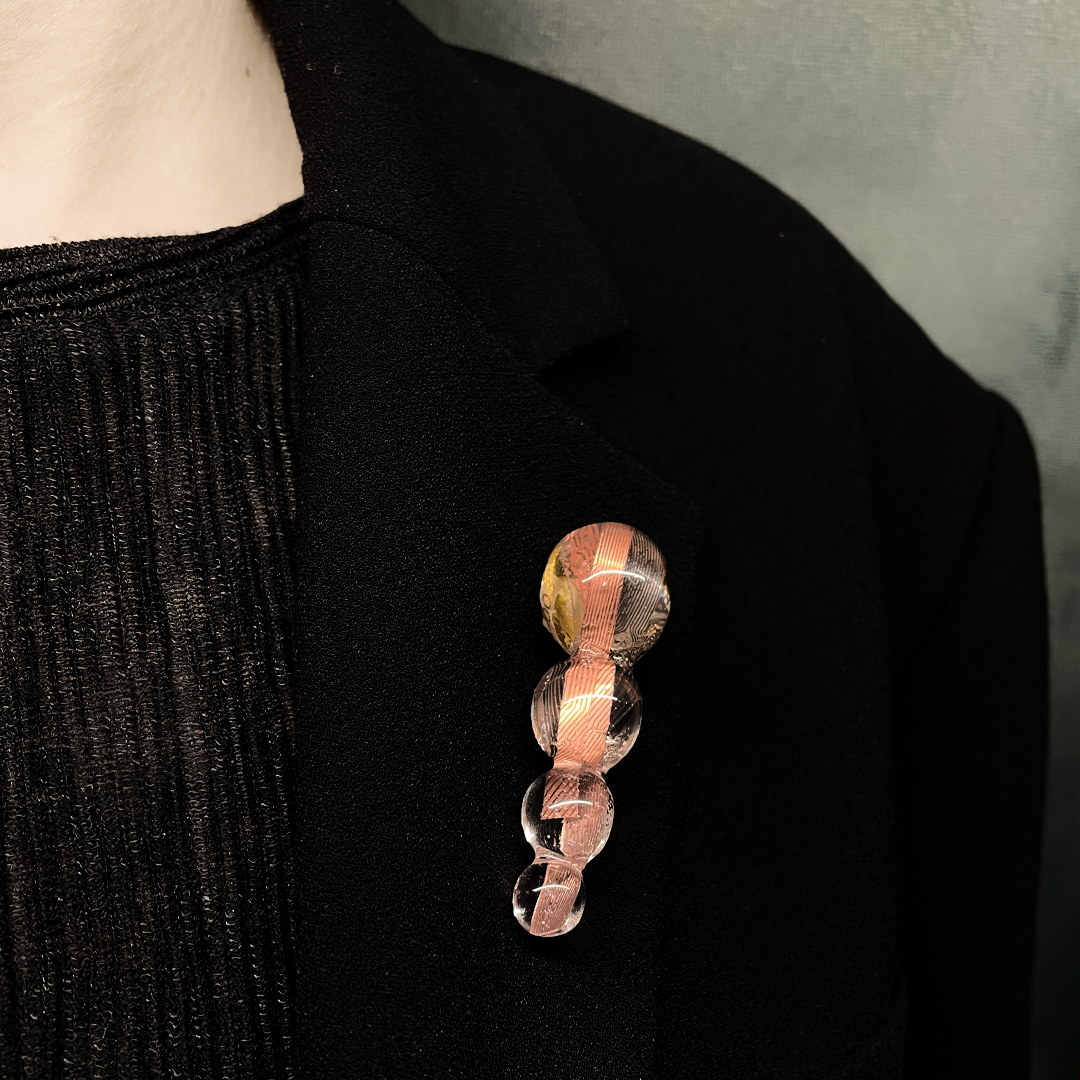 CKT-S-002 | Sphere Brooch | Computer Flexible Circuit