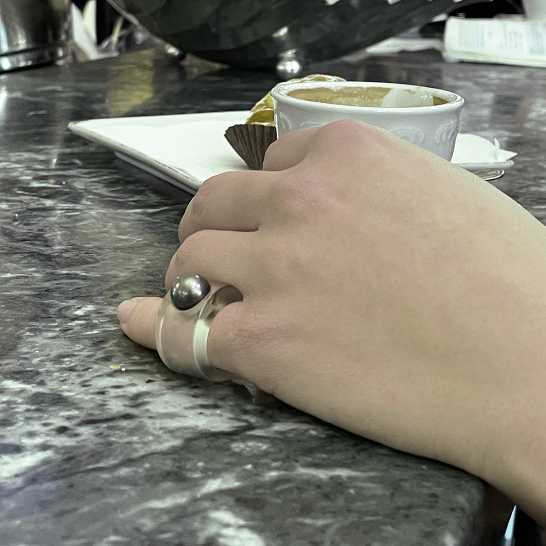 Ring | Tahiti Pearl Moon