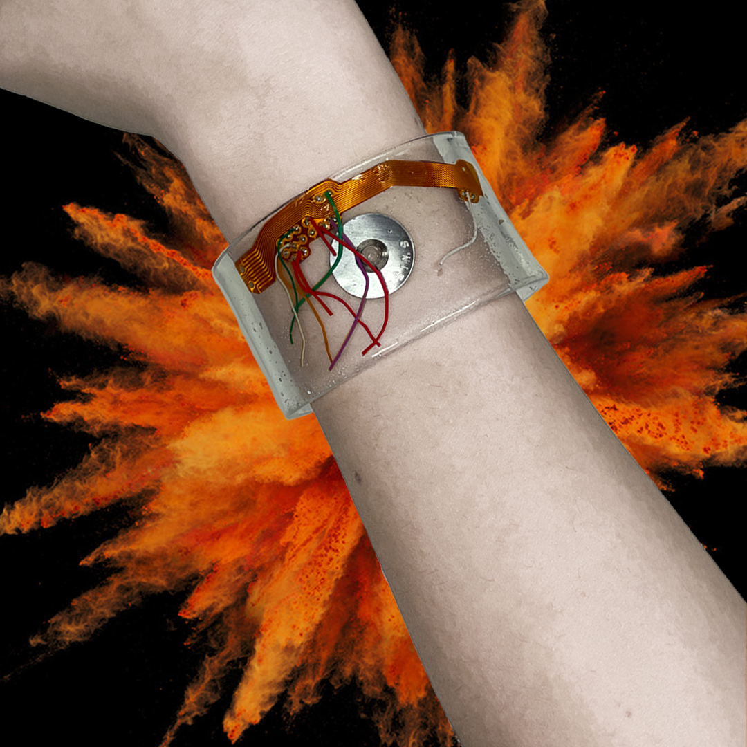CKT-BB-018 | Band Bracelet | Flexible Circuit and Clocksprings